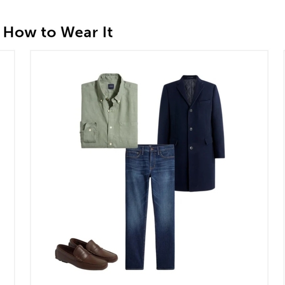 NEW J. Crew Thompson Topcoat Navy Wool Winter Office Elegant Mens Luxury Preppy - Picture 5 of 16